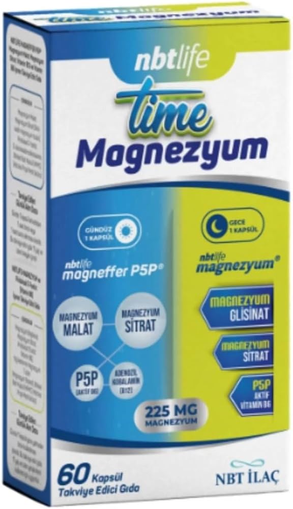 Nbt Life Time Magnezyum 60 Kapsül