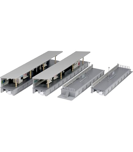 Kato 23-161 N One-Sided Suburban Platform DX Set