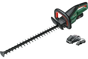 Bosch Home and Garden UniversalHedgeCut 18V-50, Cortadora de Setos a Batería, 1 Batería de 2.5 Ah, Sistema de 18 Voltios, Longitud de la Sierra de 50 cm, Embalaje en Caja