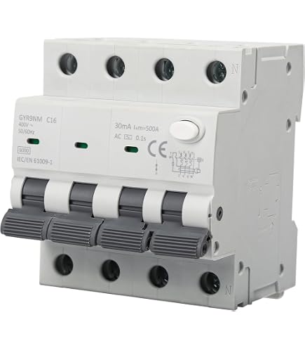 Disjoncteur Magnétothermique Bticino 3P 6A 4,5kA – F83A/6, Qualité Italienne