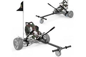 RCB Hoverboard Sitz, Go-Kart Zubehör für Hoverboards, Hoverboard mit Sitz passend für Aller 6.5"-10" Zwei Runden Self Balanci