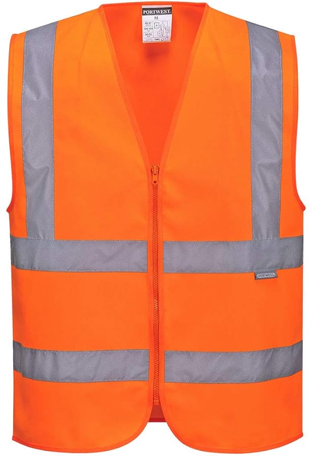 elasto form Set van 5 gele veiligheidsvesten voor op de weg, gecertificeerd volgens EN ISO 20471, een veiligheidsvest voor elke passagier