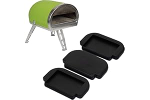 THE OUTDOOR PIZZA OVEN GUY Pizza Oven Black Rubber feet Surface Protectors pack of 3 for Gozney Roccbox Pizza Oven