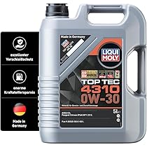LIQUI MOLY Top Tec 4310 0W-30 Synthesetechnologie Motoröl