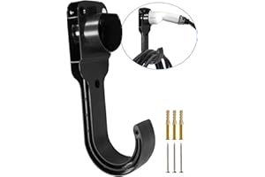 ‎JULIK JULIK Type 2 Wall Mount Wallbox EV Charger Holder Cable Holder Type 2 Charging Cable Holder Cable Holder for E Car Charging Station Compatible with EU Compliant Type 2 Charging Plug for Electric Car