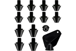 Artanchao Adidas Studs - Tacos de fútbol para Adulto, Unisex, de Aluminio, 8 x 8 mm + 4 x 11 mm