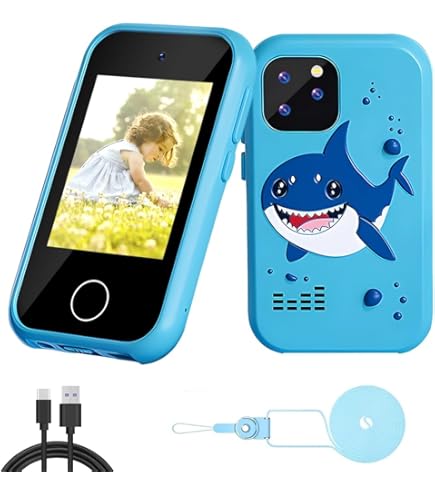 Giocattoli Per Smartphone Per Bambini Per Telefoni Cellulari Per Bambini Giocattolo Con Fotocamera Touchscreen MP3 Apprendimento Smartphone Cellulare Finto Per Bambini - Foto 10