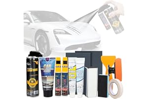 23GUANYI Kratzer Entferner Auto mit Sprühbehälter,Lack Reparatur Set Politur Auto Kratzer Reparatur Lack,Auto Lack Reparatur Auto Kratzer Entferner,Lackstift Schwarz Auto (Reines Schwarz + Perlschwarz)