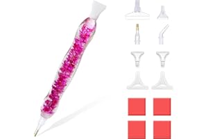 RECORDARME Resin Diamond Painting Pen, Diamond Painting Accessories Tool Pen,Flower Diamond Art Drill Pen (Orchid Purple)