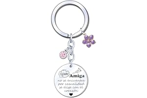 YJYJZX Regalos amigos llaveros regalo amiga llaveros regalo personalizado y divertido compañeros de trabajo Regalo Compañera Trabajo Regalo Despedida Compañera de Trabajo Regalos para Amigas