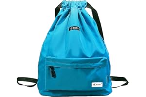 Risefit Drawstring Bag Waterproof Sports Bag Casual Lightweight Outdoor Backpack Large Capacity