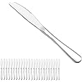 Evanda Dinner Knives 24 Pieces, Table Knife, Stainless Steel Steak Knives Cutlery Set, Butter Knives Set, Dishwasher Safe