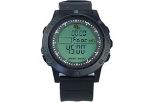 FCXJTU Digital Referee Watch, Sports Referee Watch, Football Game Timer for Coach, 100 Rounds Memory Stopwatch, Luminous Sports Watch with 3 Lines, Large Display and Alarm