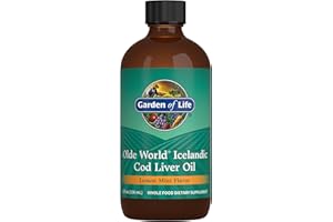 Garden of Life Olde World Huile de Foie de Morue Islandaise, Menthe Citron