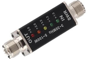 SWR-mätare för antennradio, 5-100W mini kortvågs LED-indikator