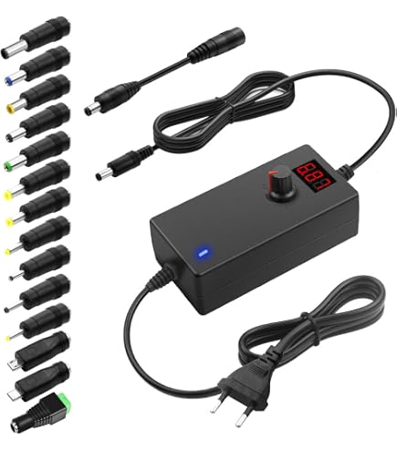 Adaptateur Secteur CARGADOR ESP 12V 5V 2A 6 PIN DIN - Chargeur De Remplacement Pour Boîtier Disque Dur ICY Box IB-3221StU-B - 11