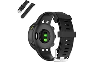 WAEKETHY WEINISITE Pulsera para Garmin Forerunner 45,Silicona Repuesto Correa para Garmin Forerunner 45S/Forerunner 45 Running Watch
