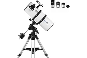 Zoomion Genesis 200/800 EQ-4 Telescopio astronomico Riflettente per Adulti e Adolescenti e Principianti di Astronomia