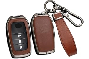 ontto Etui na kluczyki samochodowe pasuje do Toyota Yaris Cross Hybrid Corolla RAV4 Prius Camry Auris Highlander 2020-2023, etui na klucze, etui ochronne, pilot zdalnego sterowania, akcesoria 2/3/4