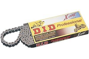 D.I.D DID Chain 520 ZVMX 120 Links X-Ring (gold), open, with rivet link.