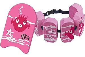 Beco Sealife - Cintura da Nuoto con Galleggiante, per Sport Acquatici, Pink&Pink