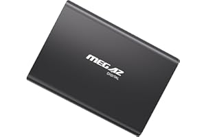 MEGAZ DIGITAL External Hard Drive 320GB Ultra Slim Portable USB 3.0 HDD Storage for PC/Desktop/Laptop/TV/Mac/MacBook/XBox/PS4/Chromebook/Windows - Gray