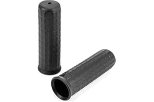 QWORK® 2 pezzi maniglie per carriola | antiscivolo | Diametro interno 32 mm | Lunghezza 12 cm