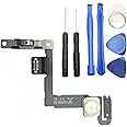 iReplaceParts Power Flex Cable For iPhone 11 (6.1") On/Off Power Switch With Bracket Replacement Camera Flash LED With Tool Kit