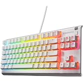SteelSeries Apex 3 TKL T&uuml;rk&ccedil;e Gaming Klavye Tenkeyless, 8 B&ouml;lge RGB Aydınlatma T&uuml;rk&ccedil;e QWERTY - Beyaz