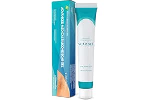 AROAMAS SCAR Silicone Scar Gel, Silicone Gel for Scars, 45gm Scar Cream for Face, Medical-Grade, Keloid Scar Treatment for C-Section, Burns, Injuries