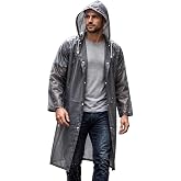 Mavi-Mor-Beyaz-Laciver-Sarı Uzun Yağmurluk &ndash; Su Ge&ccedil;irmez Kap&uuml;şonlu Unisex Yağmurluk Hafif ve Dayanıklı Yağmur Montu