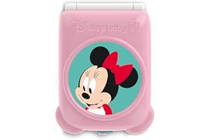 Clementoni Disney Baby - Minnie Flip Phone, Telefono Bambini 9-36 Mesi, Centro attività con 4 Tasti per Stimolare Il Gioco Imitativo con Luci e Suoni, 17515