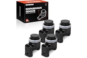 Frankberg Lot de 4 capteurs de stationnement avant arrière compatibles avec X3 E83 2.0L-3.0L 2006-2011 PDC X5 E70 3.0L-4.8L 2006-2013 X6 E71 E72 3.0L 4.4L 2008-2014 Remplace# 66209139868