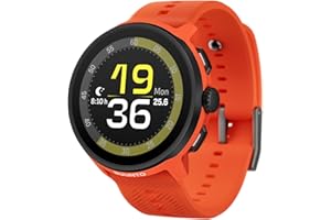 SUUNTO RUN GPS Running Watch, 1.32" AMOLED Touch Screen, Lightweight, Multisport, Activity Tracker, Accurate GPS, Heart Rate/Sleep Tracking, Running, 12-Day Battery Life, 4GB Offline Music Storage