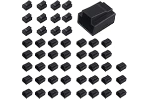 Futheda 50 Pezzi Protezione Antipolvere del Cappuccio, Cavo Ethernet Plug Custodia Protettiva per la Stampante RJ45 Passare Attraverso Il Connettore di Rete Cat5e Cat6 Cat7 Internet LAN