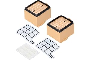 Kenekos - conjunto económico accesorios para Vorwerk - Kobold VK 135/136 / 135SC / VK135 / VK136-2 x filtros de higiene + 2 x filtros de protección del motor incl. 6 x fragancia