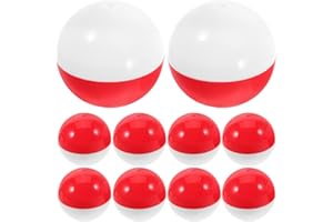 HANABASS 50 Stück Leere Kugeln ∅50mm - Teilbare, wiederverwendbare Plastikkugeln zum Befüllen für Bingo, Kinderparty