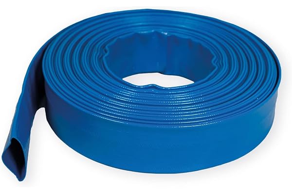IP Water+ Tuyau plat | Ø 50 mm | 2" x 50 m | Tuyau de refoulement en PVC | Pompe pour bassin et piscine