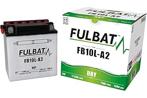 Batería FULBAT YB10L-A2 12V 11Ah 160A Largo: 135 x Ancho: 90 x Alto 145 (mm)