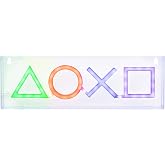 Paladone Playstation LED neon ışık, serbest veya duvara monte edilebilir, oyuncular i&ccedil;in oyun odası aksesuarı ve dekorasyon