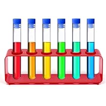 Kit Scientifico Per Bambini – 6 Provette In Plastica Con Supporto E Pipette Contagocce, Gioco Creativo Per Esperimenti E Pozioni