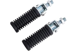 YOUNG WOLF Para składanych podnóżków do motocykla podnóżki stopki tylne stopki pedał 10 mm gwint aluminiowy lewy i prawy