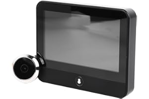 Pyhodi Visor de Puerta Digital 1080P con ángulo de Visión Amplio, Monitoreo HD y Operación Remota, Cámara de Mirilla de Puerta con Mirilla Visor de Puerta Electrónico Inalámbrico para
