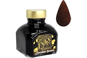 Diamine 80ml Chocolate Brown fountain pen ink by Diamine