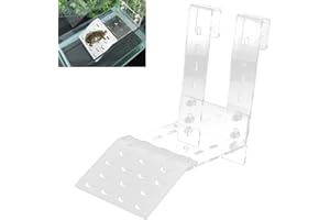 Pssopp Piattaforma per Tartarughe Rampa per Tartarughe Cremagliera Rilassante in Acrilico Piattaforma per Crogiolarsi con Ventose per Acquario con Acquario di Rettili(Ta)