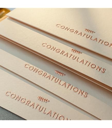 RUN2PRINT Thank You Cards With Envelopes Bulk & Gold Foil Stickers