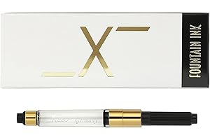 Xezo Fountain Pen Ink Converter Part, Gold Plated. Piston Filling Mechanism. Made in Germany