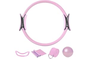 CGACCSD Set da pilates per la casa Better Me, Pilates Ring Set, 5 pezzi Pilates Essentials Kit, Pilates Cerchio Anello per gambe braccia e cosce perdita di peso