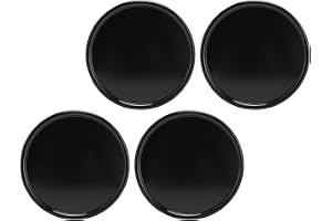 Funien 65mm Hjulnavskåpor, Vattentätt ABS-skydd (Black) | Lämplig för S90, XC60, V40, Förbättrad tätning, Reptålig, Enkel installation