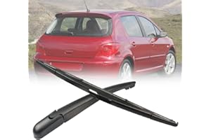 LMYDIDO Brazo de limpiaparabrisas trasero de repuesto para Pe-ugeot 307 SW 2000-2008, juego de cuchillas